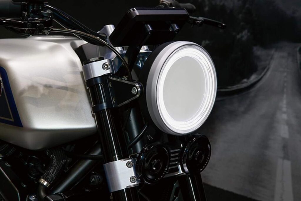 imagem do farol em led da nova Honda CB-F Concept