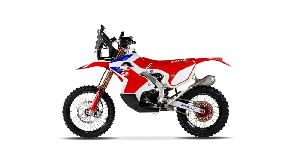 imagem lateral da honda crf450rx