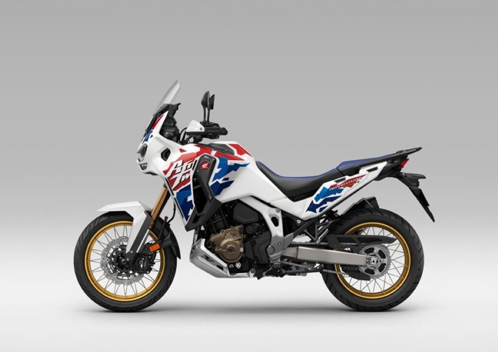 imagem da nova Honda Africa Twin Adventure Sports 2025 com aro de 19" dianteiro