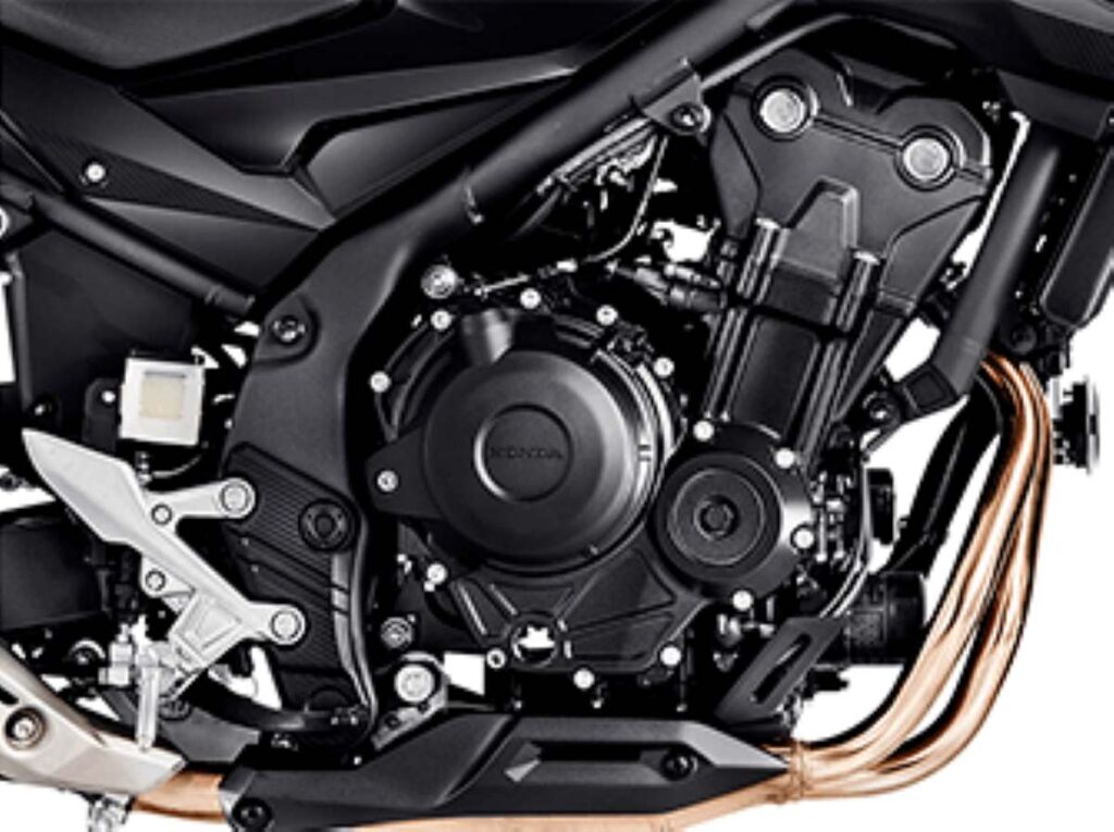 imagem do motor da nova honda nx500