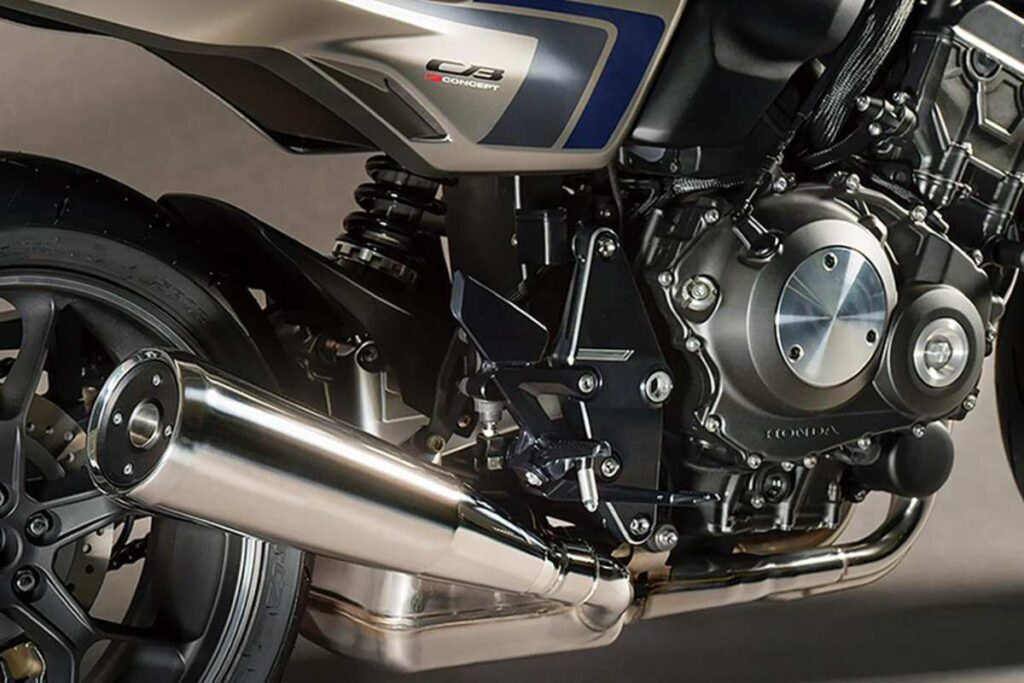 imagem do motor da nova Honda CB-F Concept