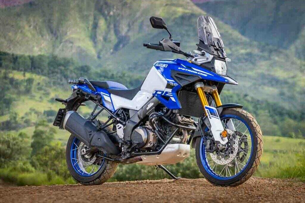 imagem da Suzuki V-Strom 1050 XT 2025 azul