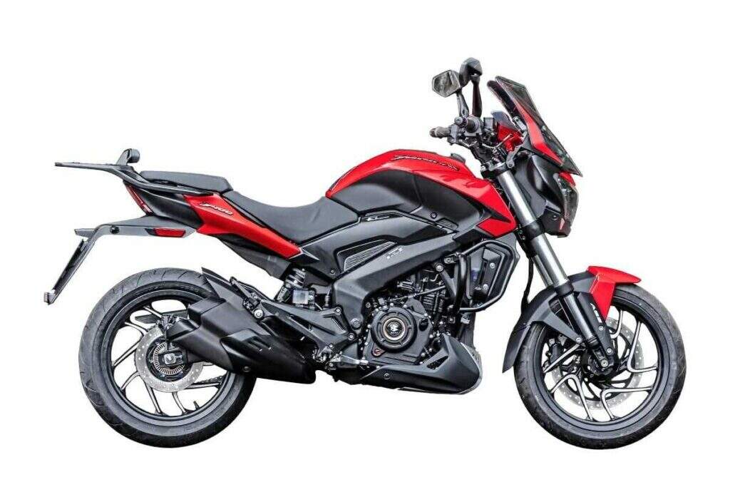 imagem bajaj dominar 400 vermelha 2025