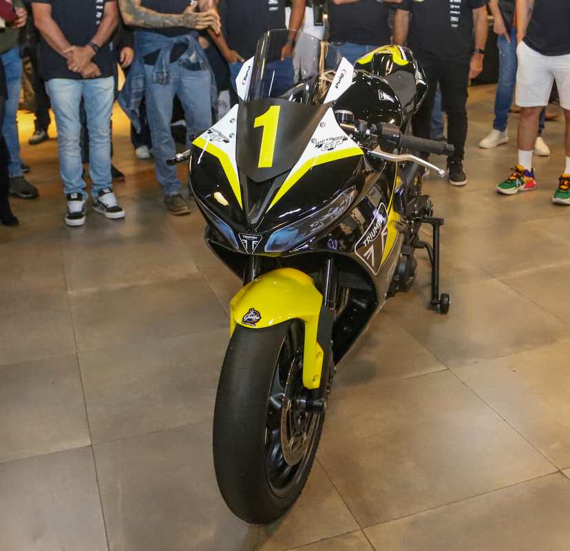 imagem da Triumph Daytona 660 Cup - foto: Juliano Capreti