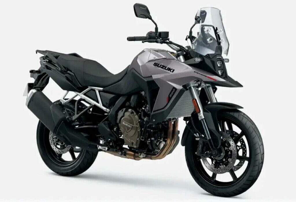 imagem da nova Suzuki V-Strom 800 2025 cinza
