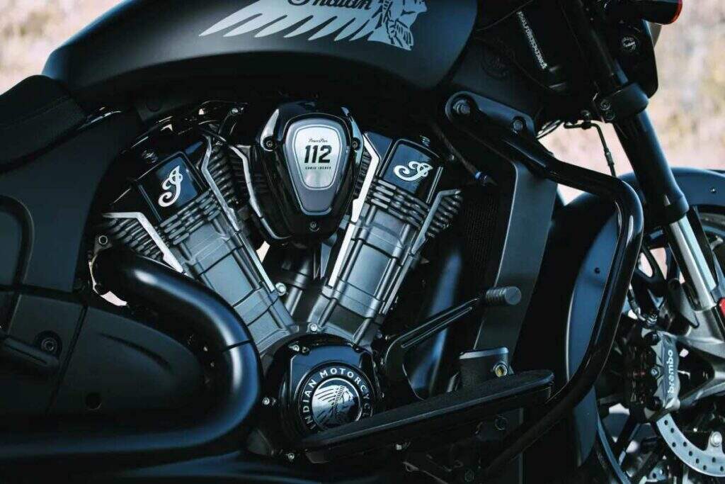 imagem motor v2 de 112 polegadas cúbicas da indian roadmaster powerplus 2025