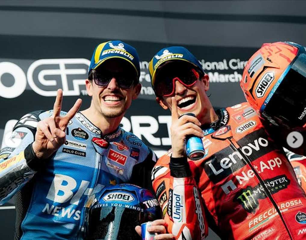 imagem marc márquez e alex márquez mugello 2025