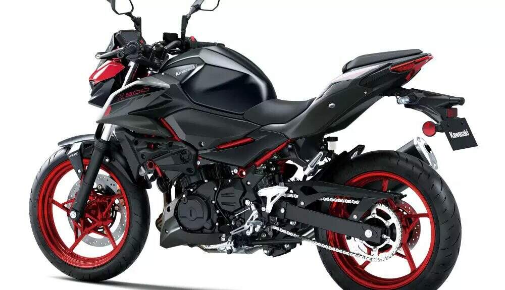imagem traseira kawasaki z500