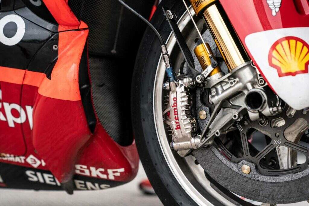 imagem sistema de freio brembo motogp