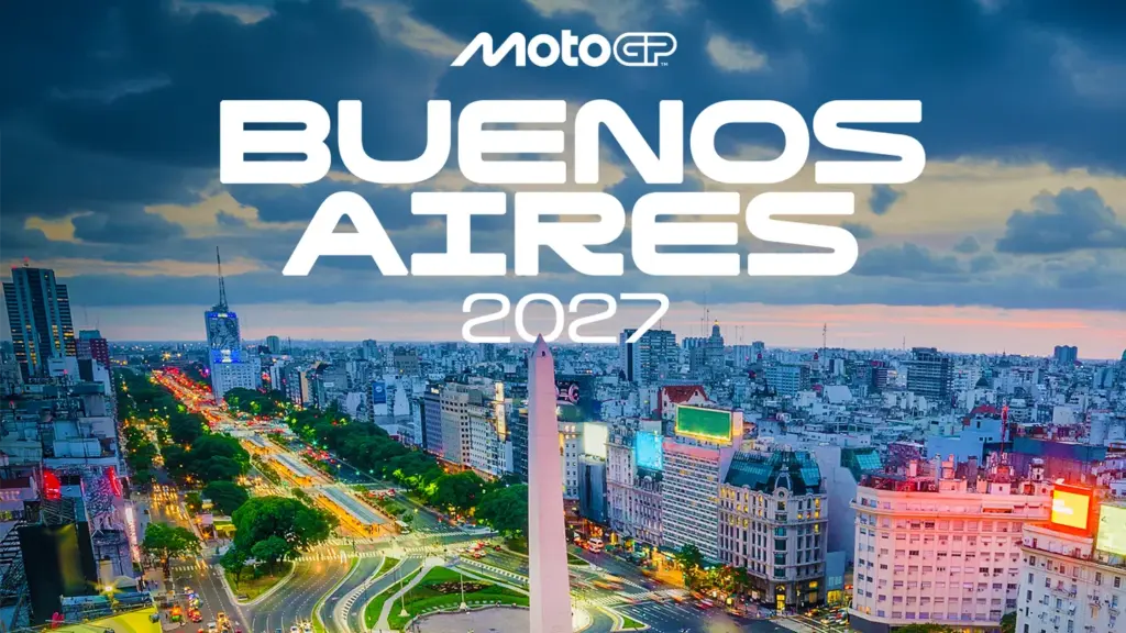Vista aérea de Buenos Aires, futuro palco do GP da Argentina de MotoGP em 2027