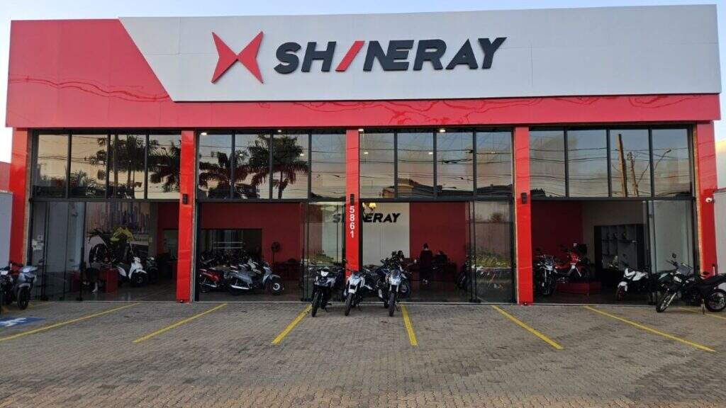 Fachada de concessionária Shineray