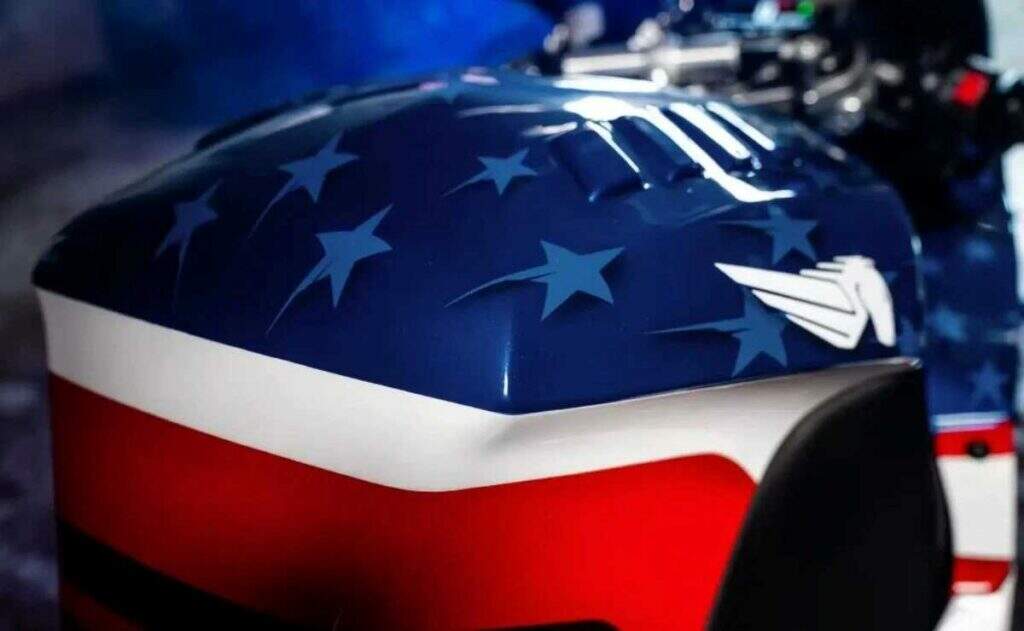 imagem do tanque de combustível da Buell Hammerhead Freedom Edition 2025