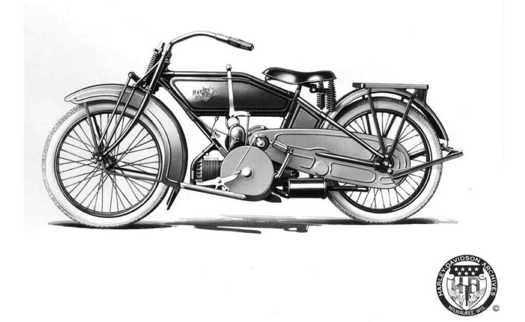 imagem moto Harley-Davidson com motor boxer