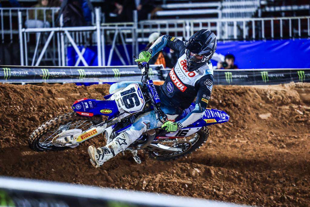 Enzo Lopes em etapa do Arena Cross Brasil