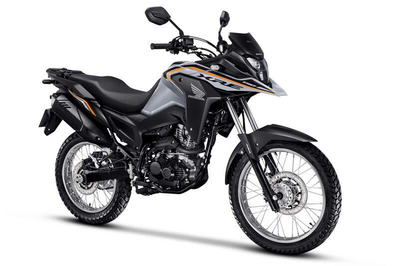 Honda XRE 190 2026 cinza metálico