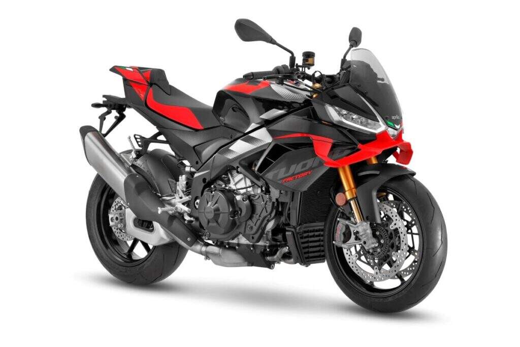imagem lateral da aprilia tuono v4 1100 factory