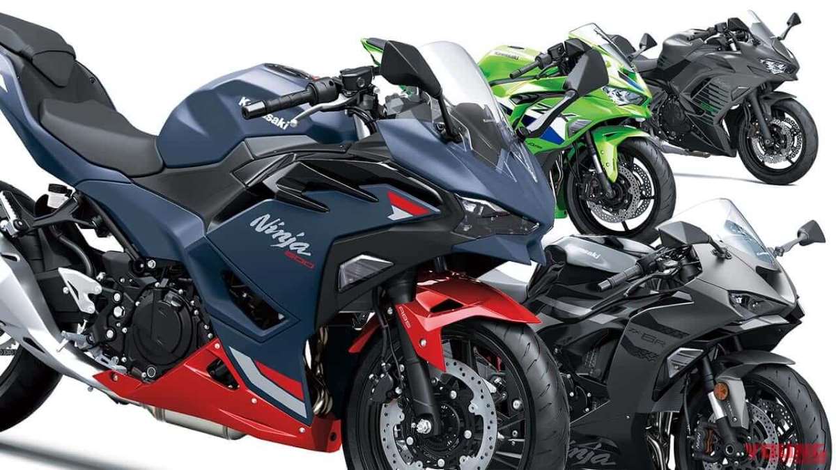 Kawasaki apresenta a família Ninja 2026 com novas cores e upgrades