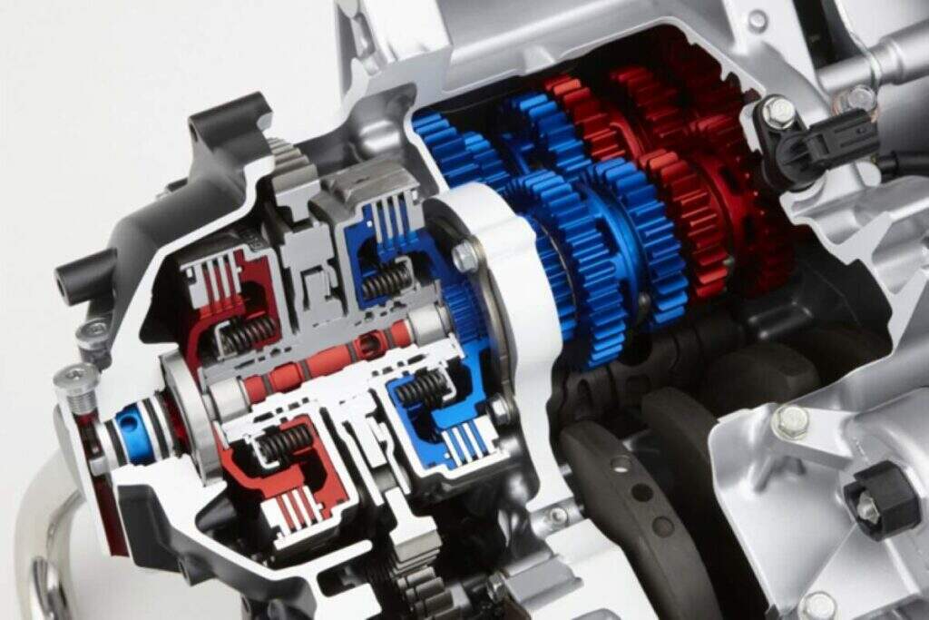 imagem câmbio automatizado de motocicleta