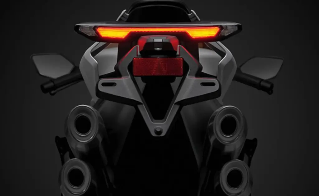 imagem traseira cfmoto 750sr-s