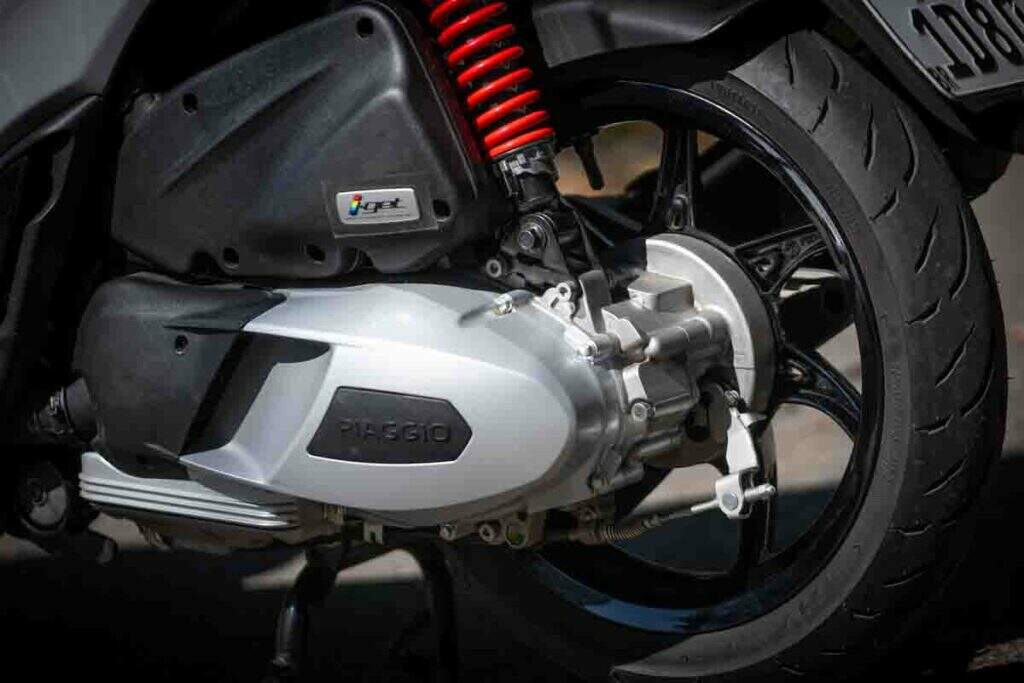 imagem do motor do Piaggio Liberty S ABS 150