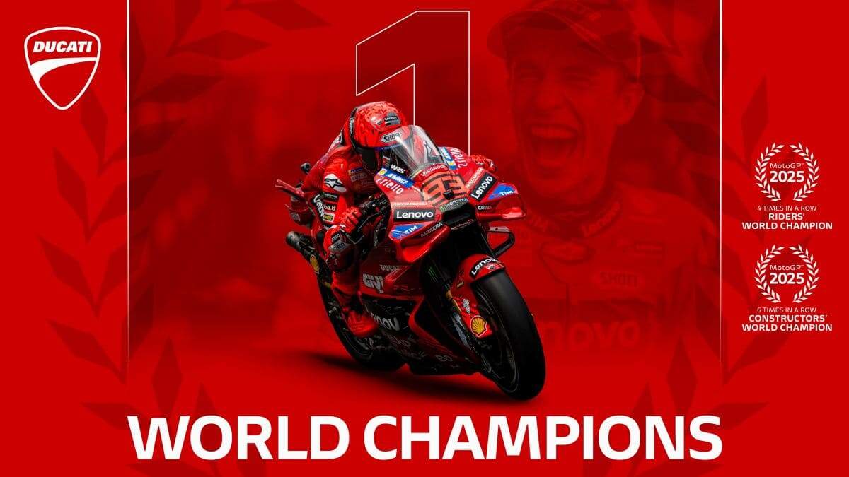 Marc Márquez conquista título da MotoGP 2025 com a Ducati