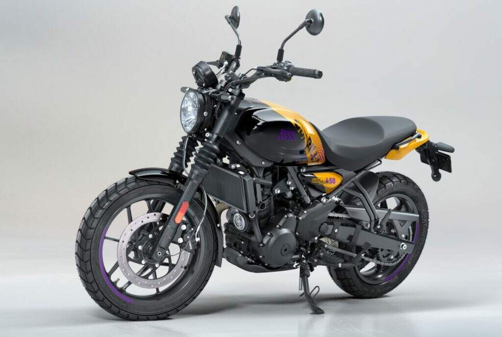 Royal Enfield Guerrilla 450 Top Yellow Ribbon