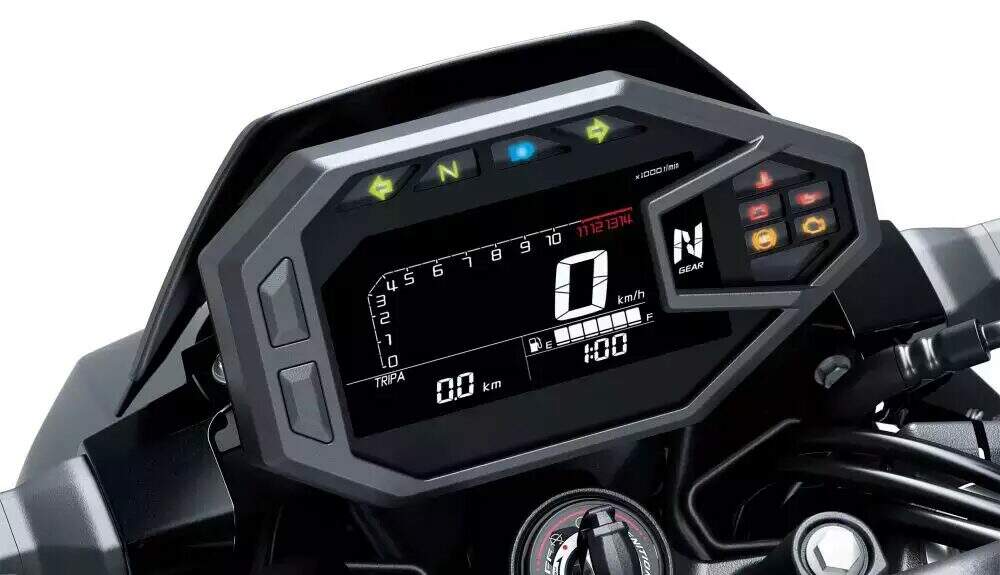 imagem do painel da kawasaki z500 2025