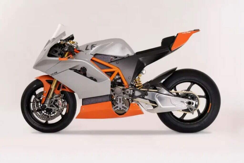 imagem lateral moto elétrica Lightfighter V3-RS