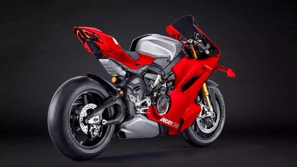 imagem traseira da nova Ducati Panigale V4 R 2026