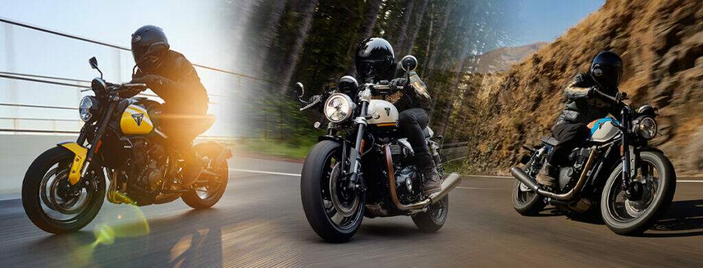 imagem da família de modern classics da triumph