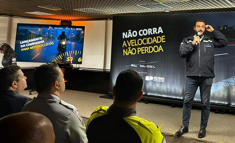 Detran-SP lança campanha para reduzir mortes de motociclistas com foco no excesso de velocidade