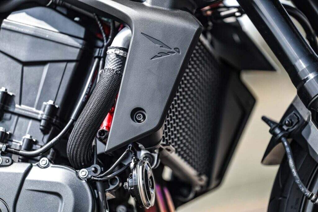 imagem da aba leteral da hornet 750