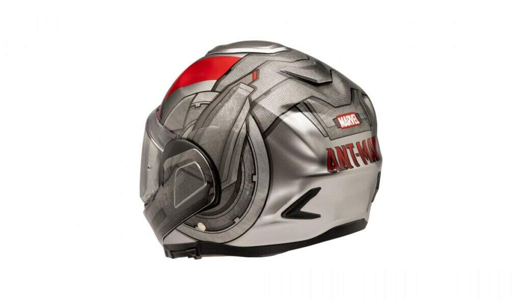 imagem traseira do capacete HJC F100 Ant-Man