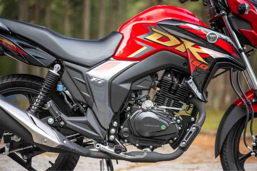 imagem do motor da haojue dk 160