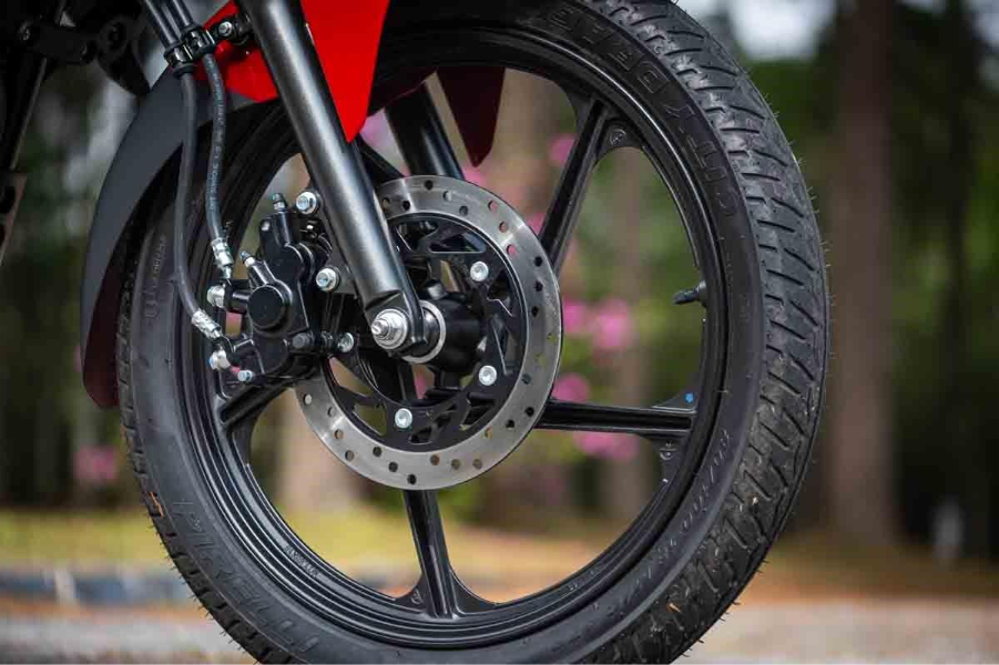 imagem do freio dianteiro da haojue dk 160