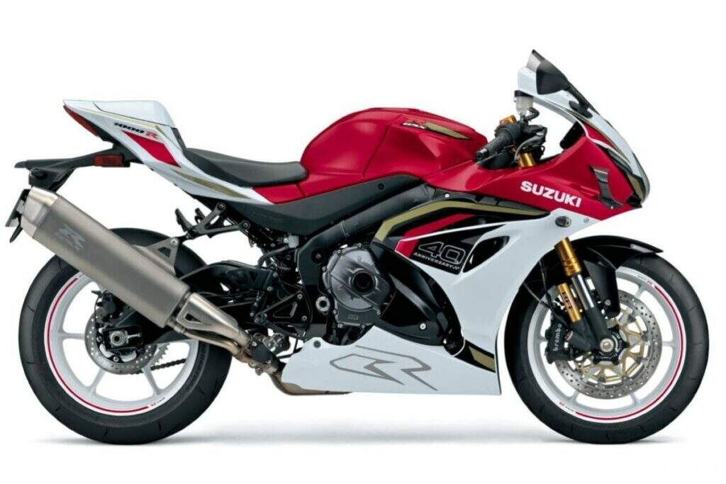 imagem Suzuki GSX-R1000 40º aniversário 2026 red