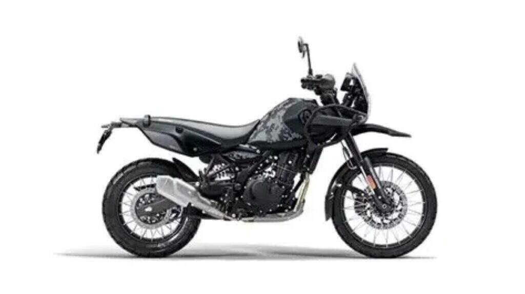 imagem lateral da himalayan black edition