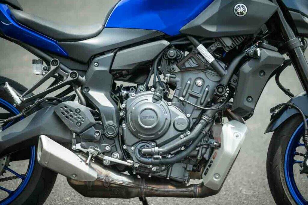 imagem do motor Yamaha MT-07 Connected 2025