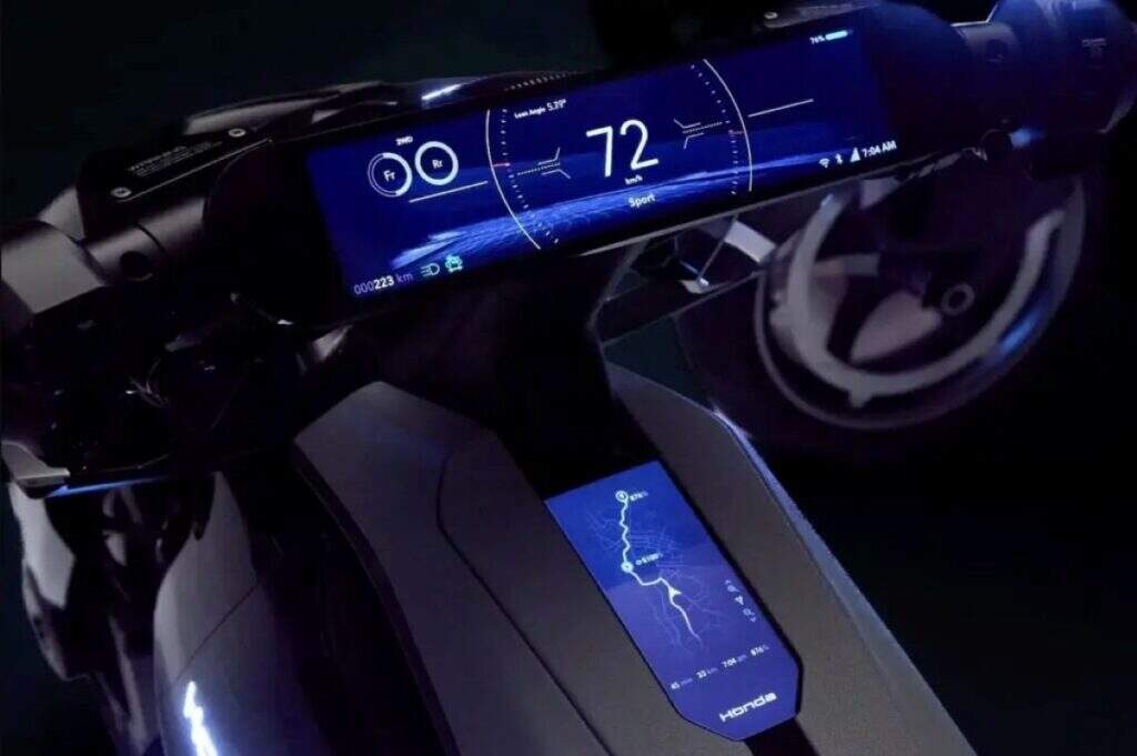 imagem do painel da Honda EV Outlier Concept