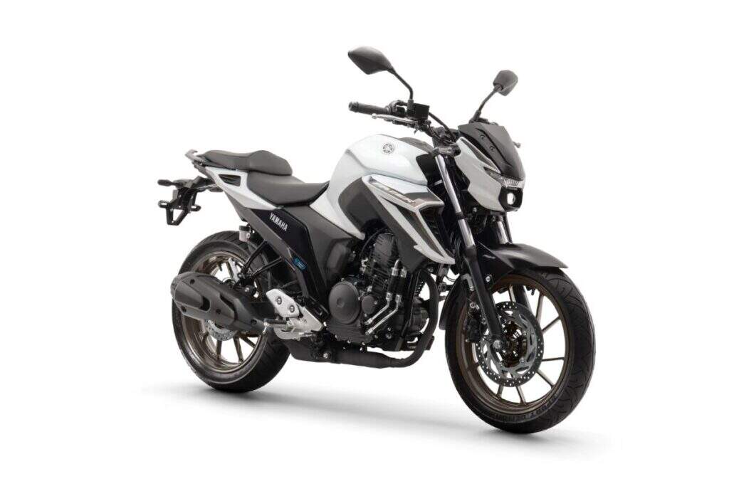 imagem Yamaha Fazer FZ25 Connected 2026 branca
