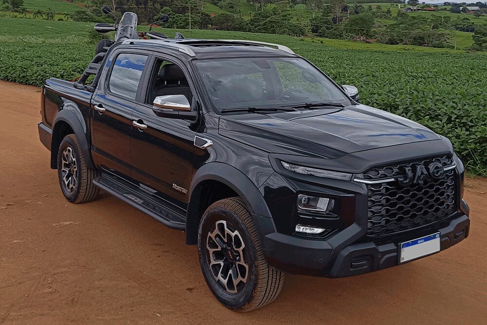 JAC Hunter como carro de apoio em viagens de moto