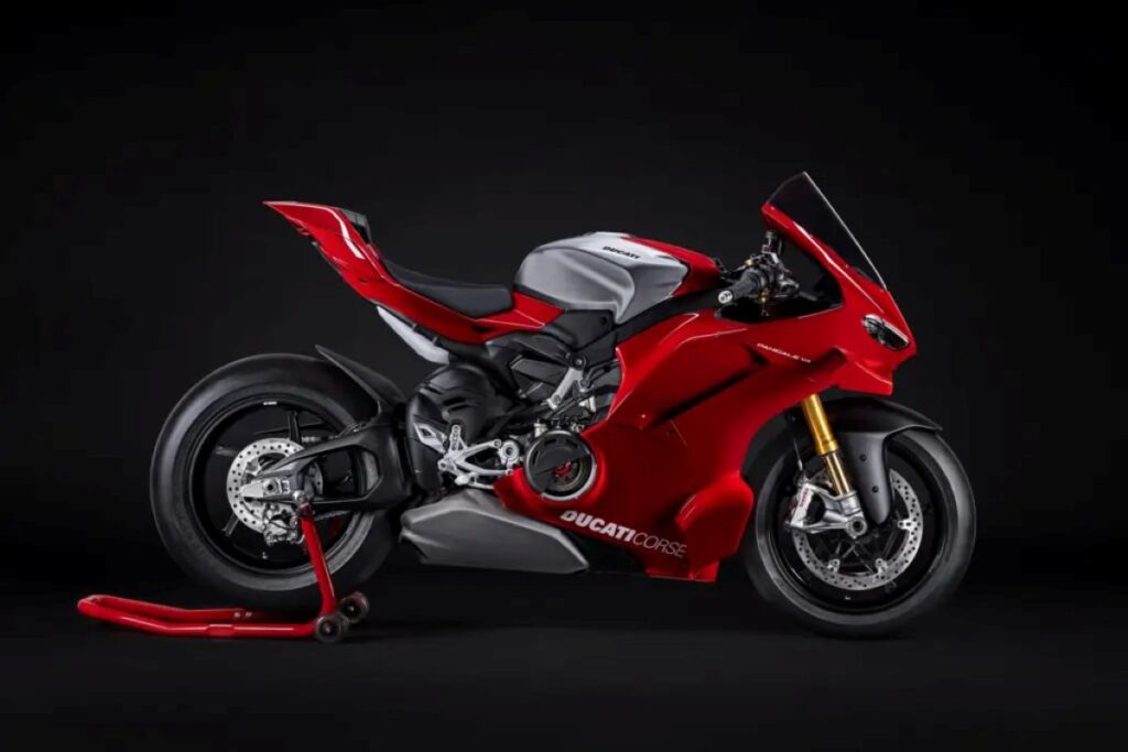 imagem lateral Ducati Panigale V4 R 2026