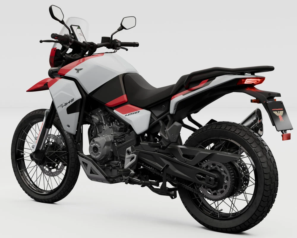 imagem traseira Moto Morini Alltrhike 450 2026