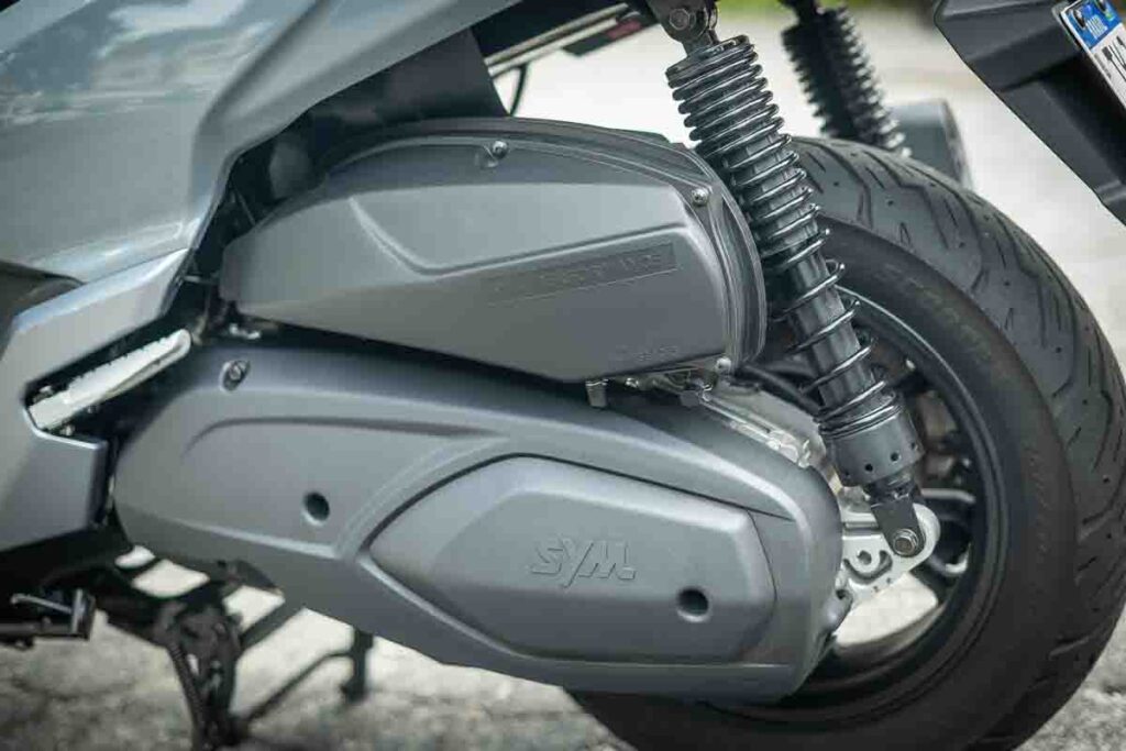 imagem do motor do Dafra Maxsym 400 GT 2026