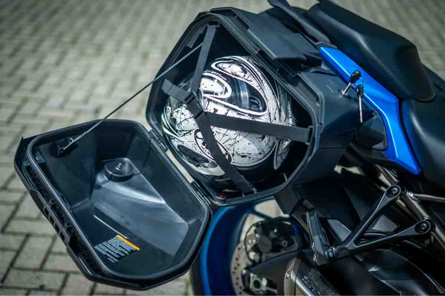 imagem das malas laterais da Suzuki GSX-S1000GT 2026