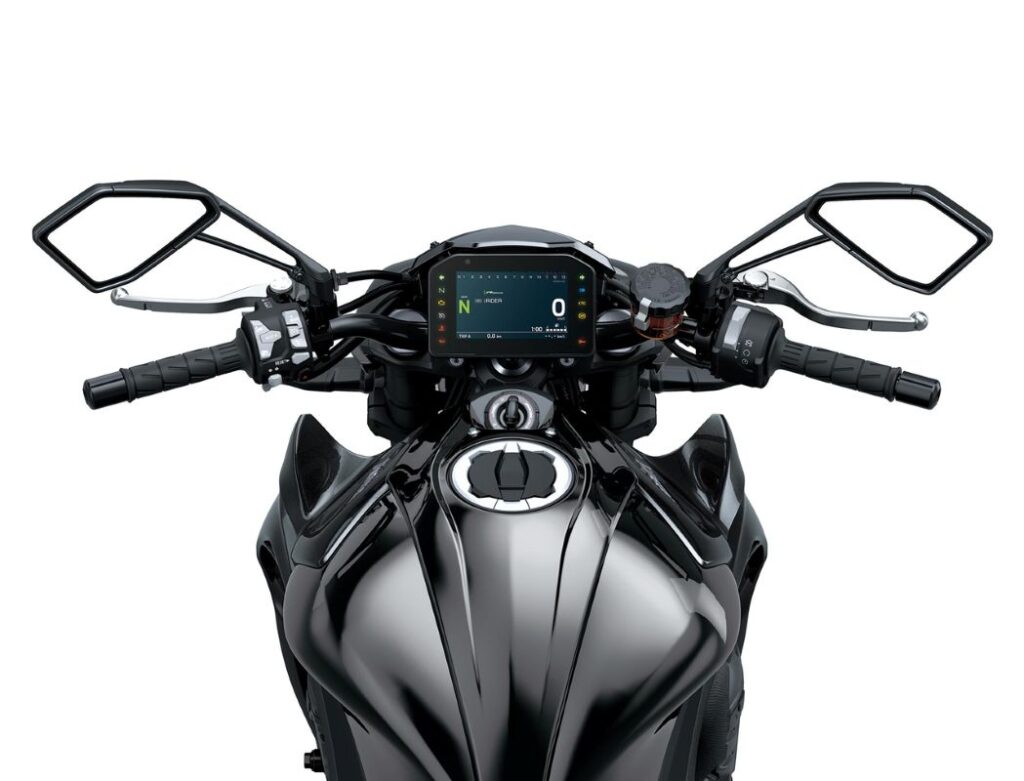 imagem do painel da Nova Kawasaki Z1100 2026