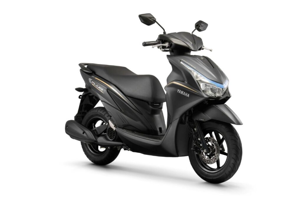 imagem lateral frontal Yamaha Fluo ABS Hybrid 2027