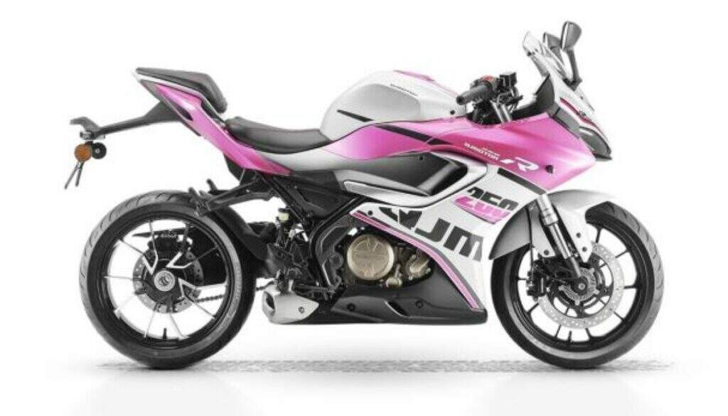 imagem lateral QJ Motor SRK 250 RS