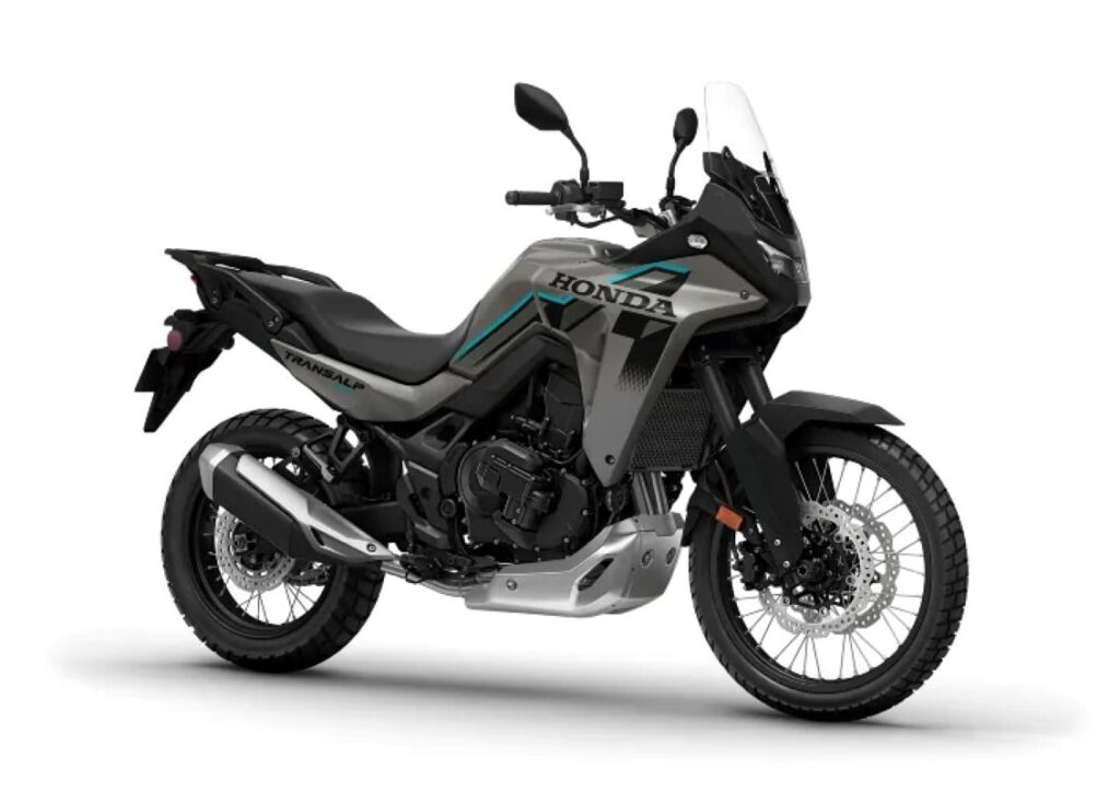 imagem da Honda Transalp E-Clutch 2026 cinza