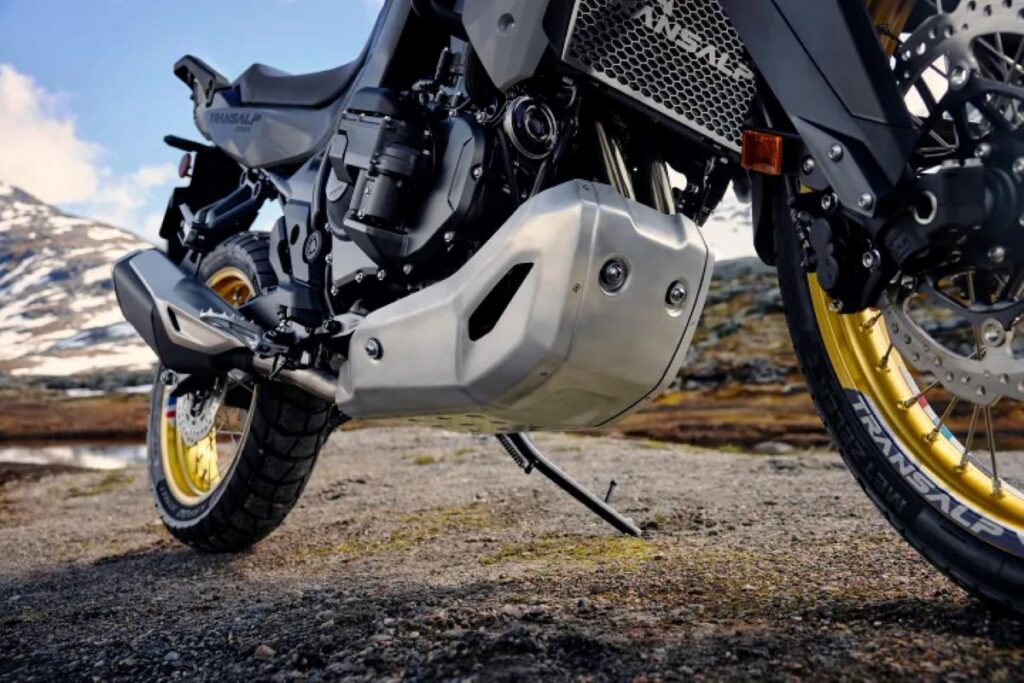 imagem do protetor de cárter da Honda Transalp E-Clutch